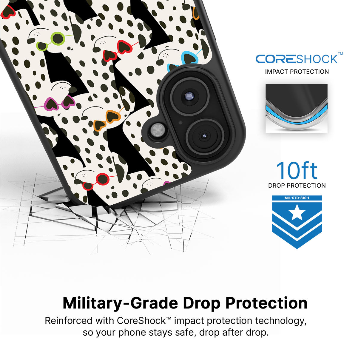 Dalmatian Dog - iPhone 17 Case, #case type_core (magsafe), #case type_core (non magsafe)