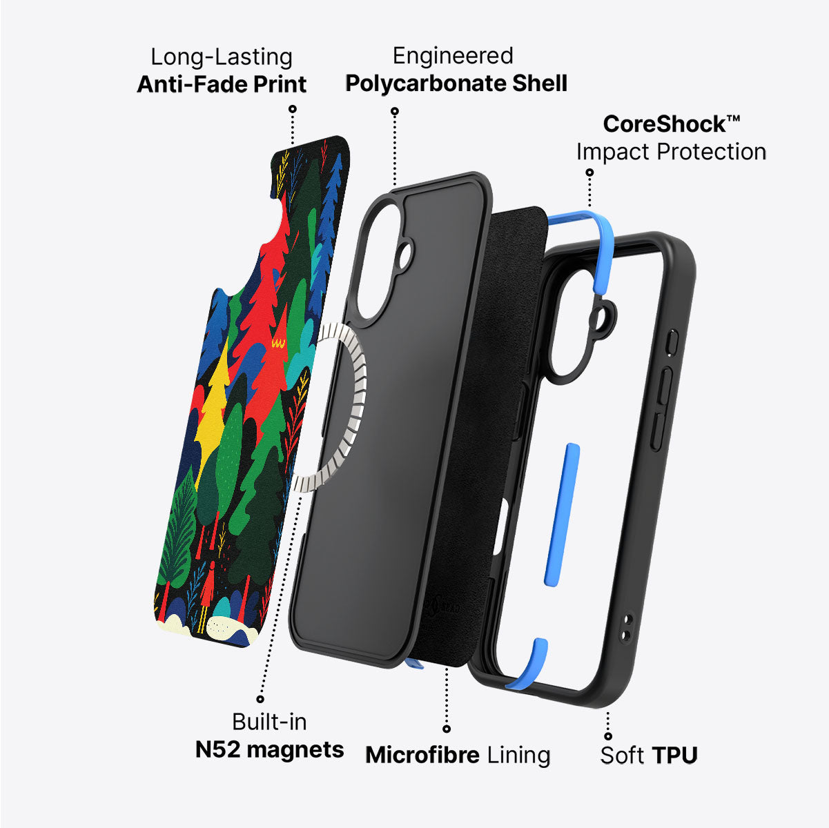 Forest Festivities - iPhone 17 Case #case type_core (magsafe)