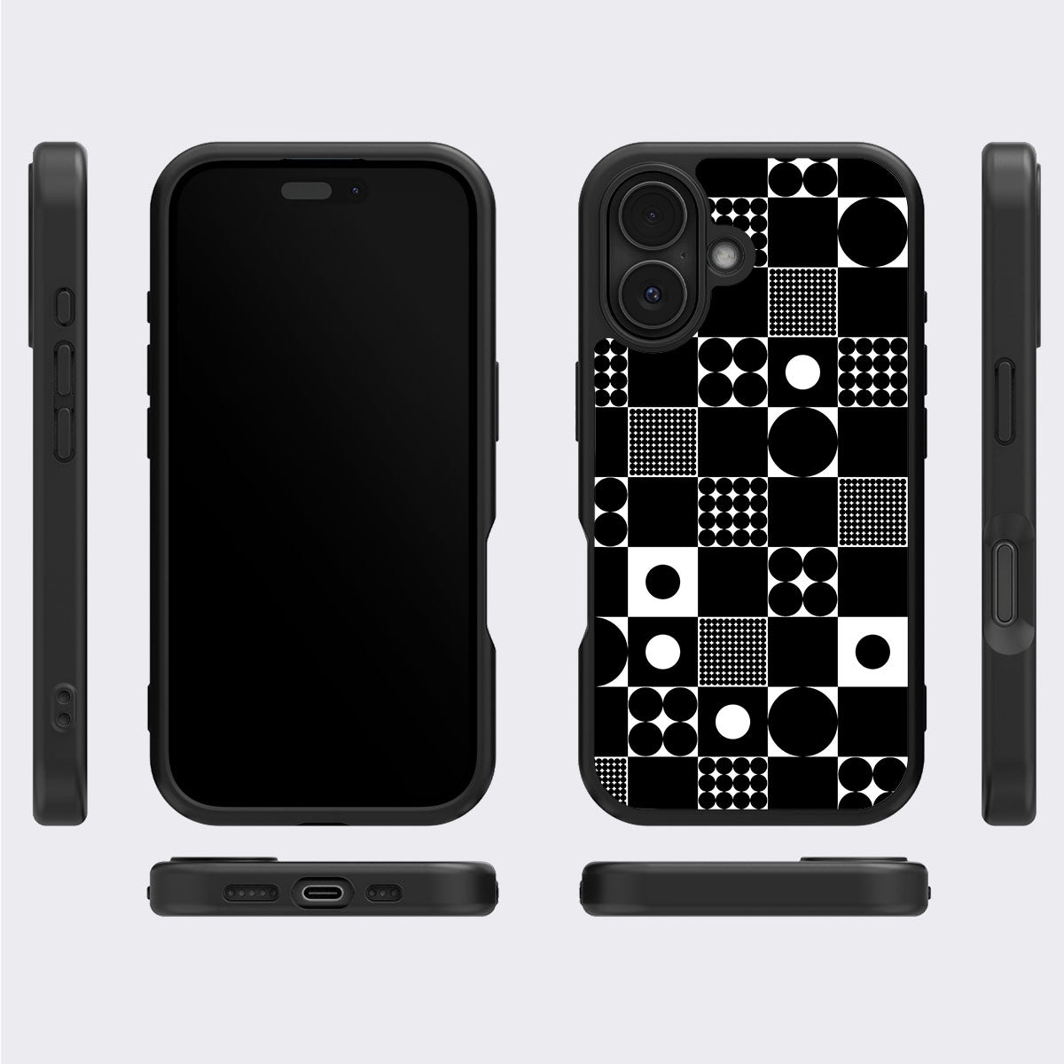 Grid and Orb - iPhone 17 Case #case type_core (magsafe), #case type_core (non magsafe)