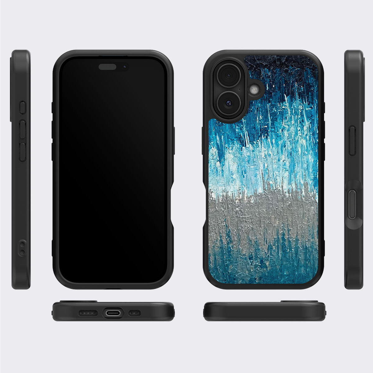 Impasto Tides - iPhone 17 Case #case type_core (magsafe), #case type_core (non magsafe)