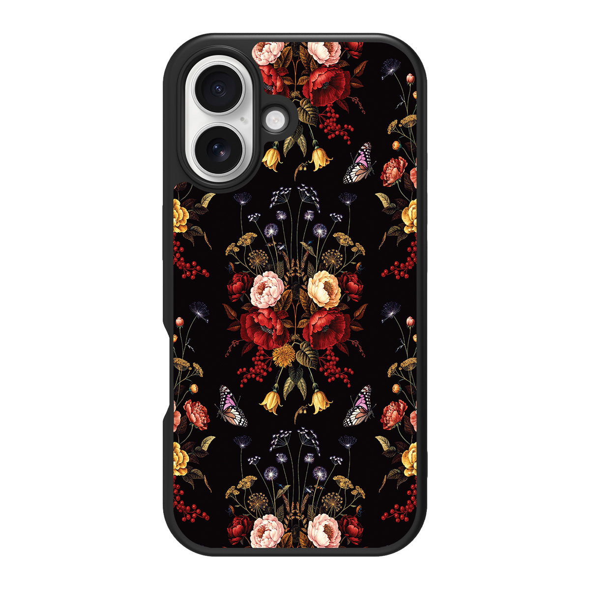 Kelmscott Bloom design back view – iPhone 17 case