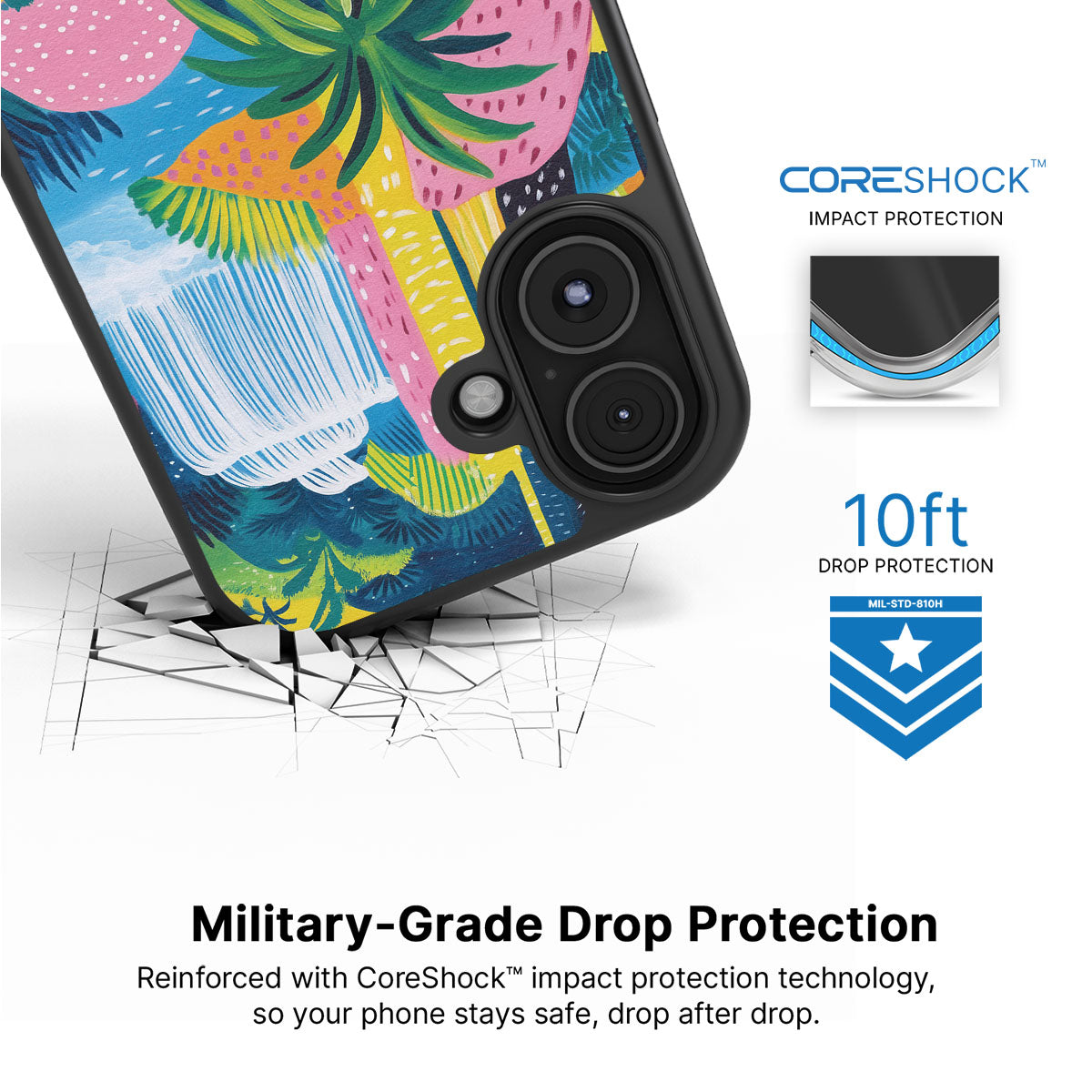 Lively Amazon iPhone 17 case with drop protection