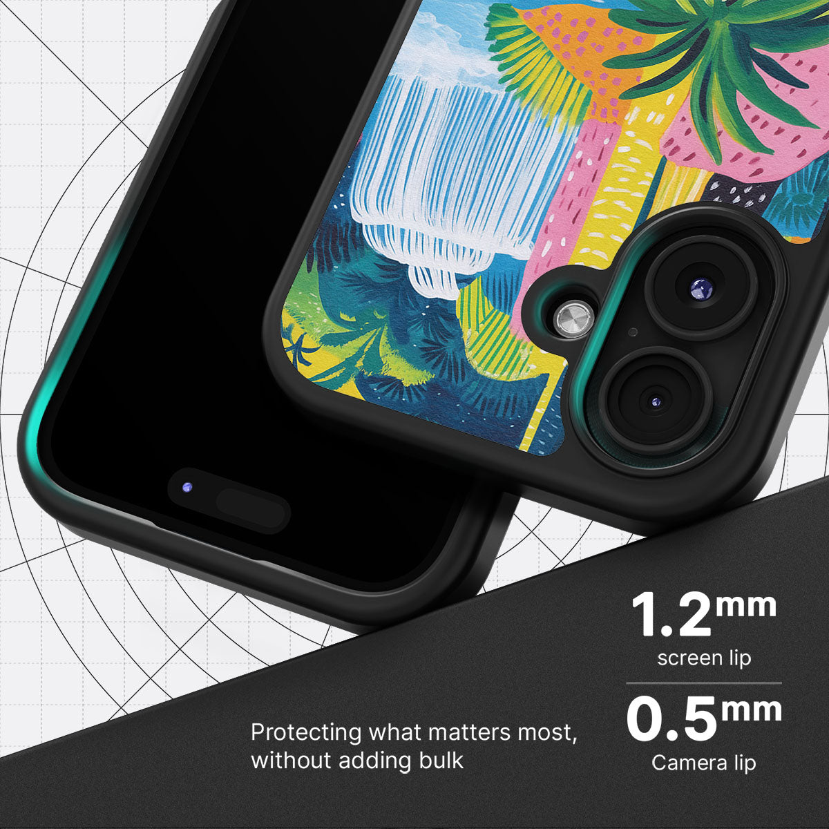 Lively Amazon slim iPhone 17 phone case