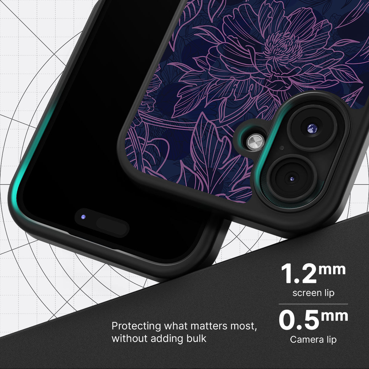 Luminous Blooms - iPhone 17 Case #case type_core (magsafe), #case type_core (non magsafe)