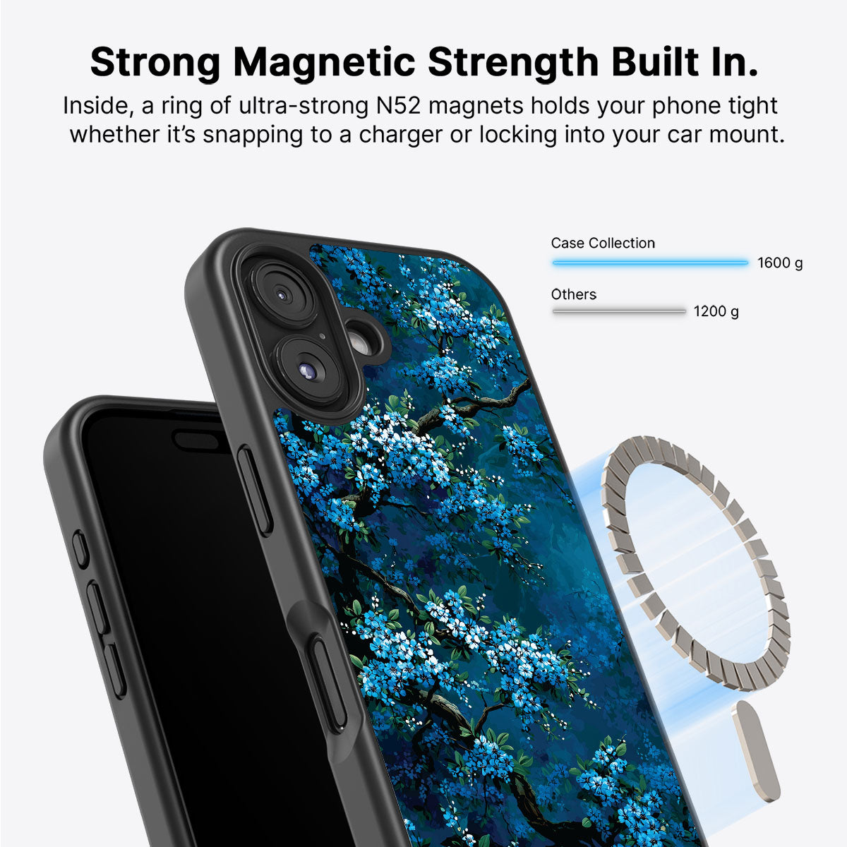 Moonlit Petals - iPhone 17 Case #case type_core (magsafe)