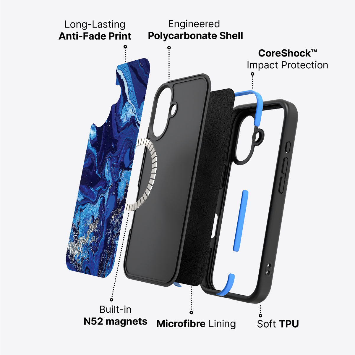 Mystic Waters - iPhone 17 Case #case type_core (magsafe)