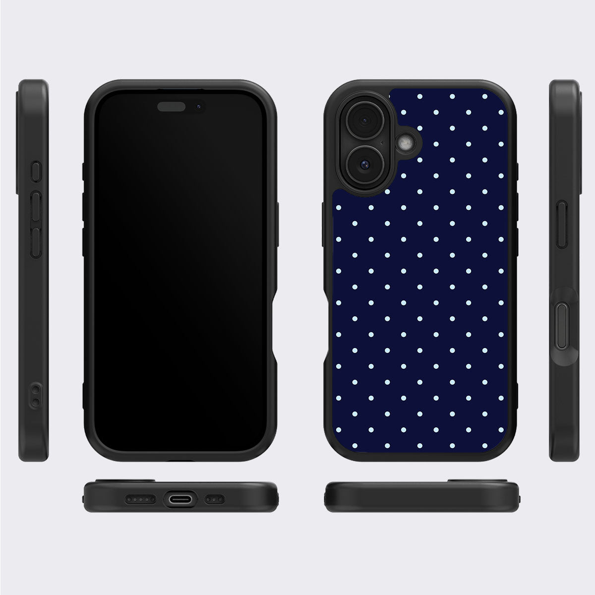 Navy Whisper - iPhone 17 Case #case type_core (magsafe), #case type_core (non magsafe)