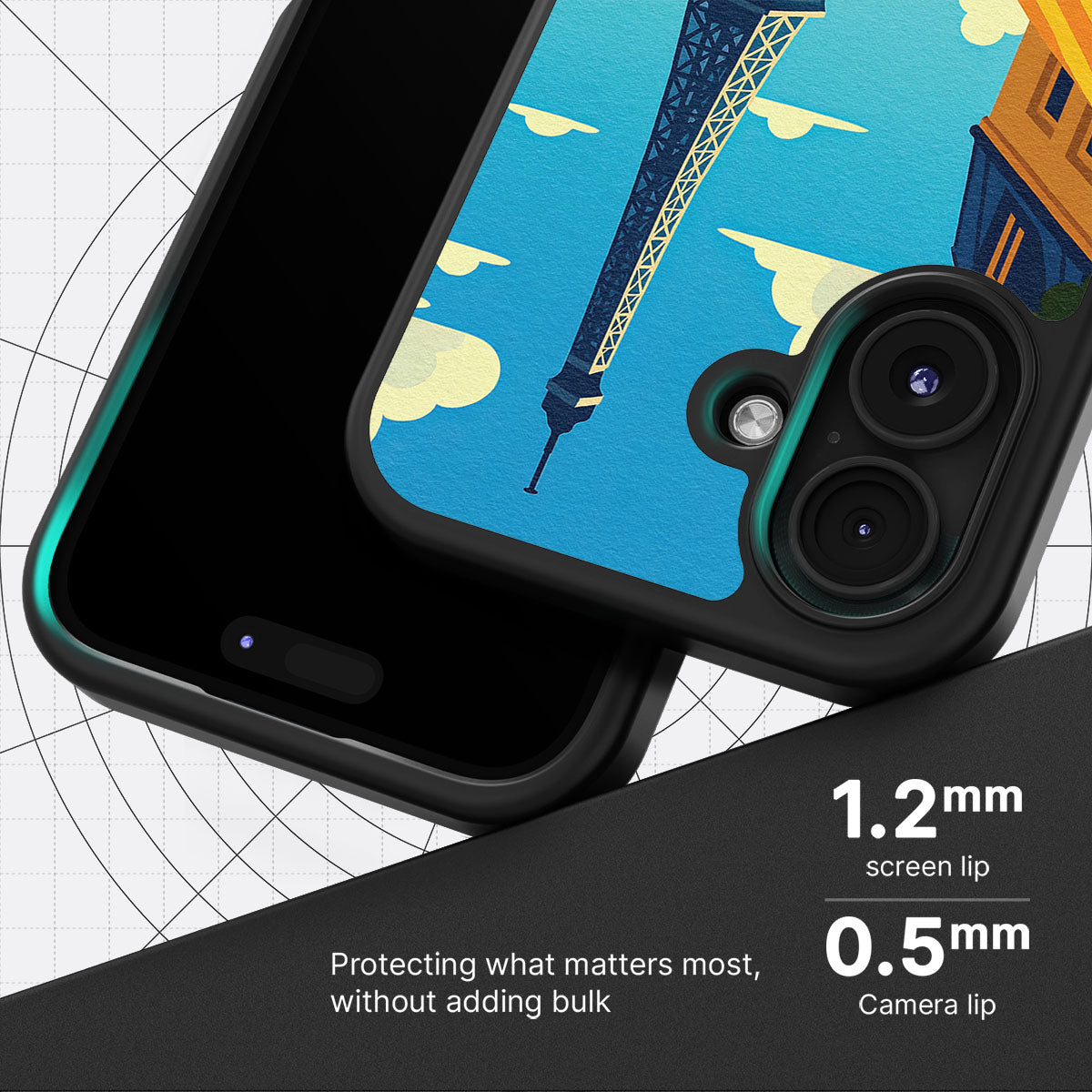 Paris - iPhone 17 Case #case type_core (magsafe), #case type_core (non magsafe)