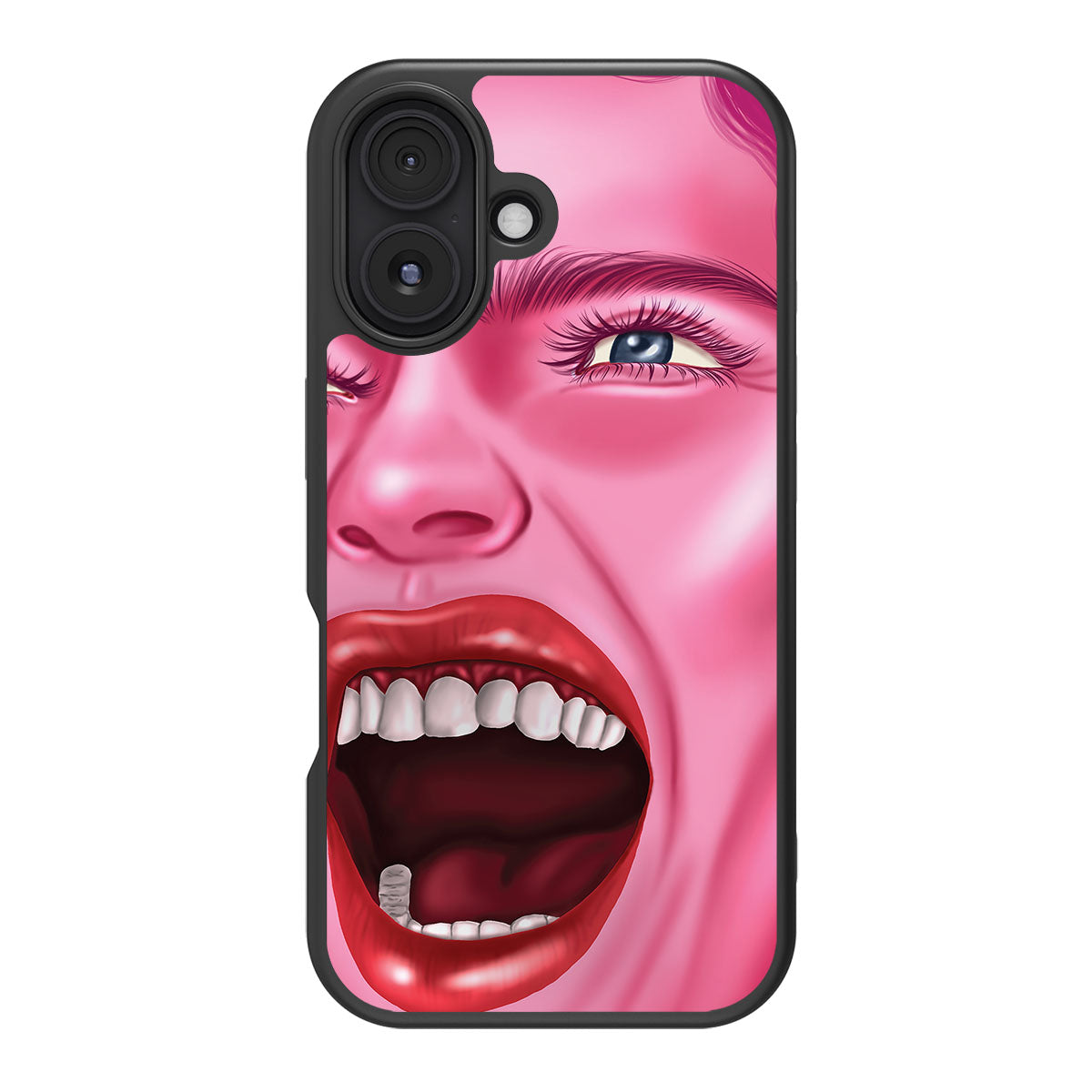Pink Rage - iPhone 17 Case #case type_core (magsafe), #case type_core (non magsafe)
