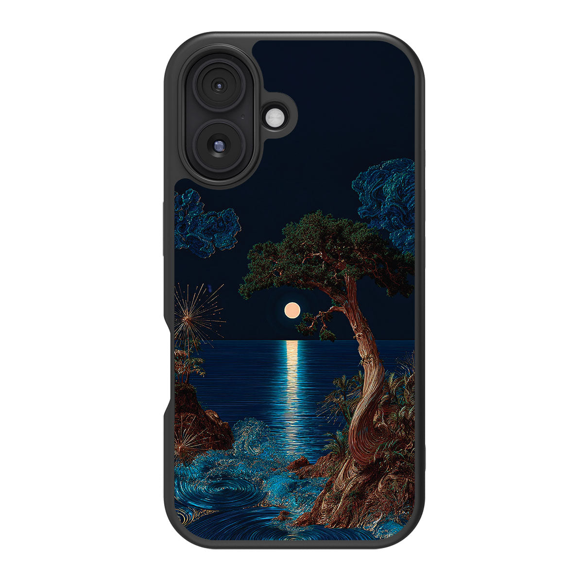 Quiet Moon design back view – iPhone 17 case