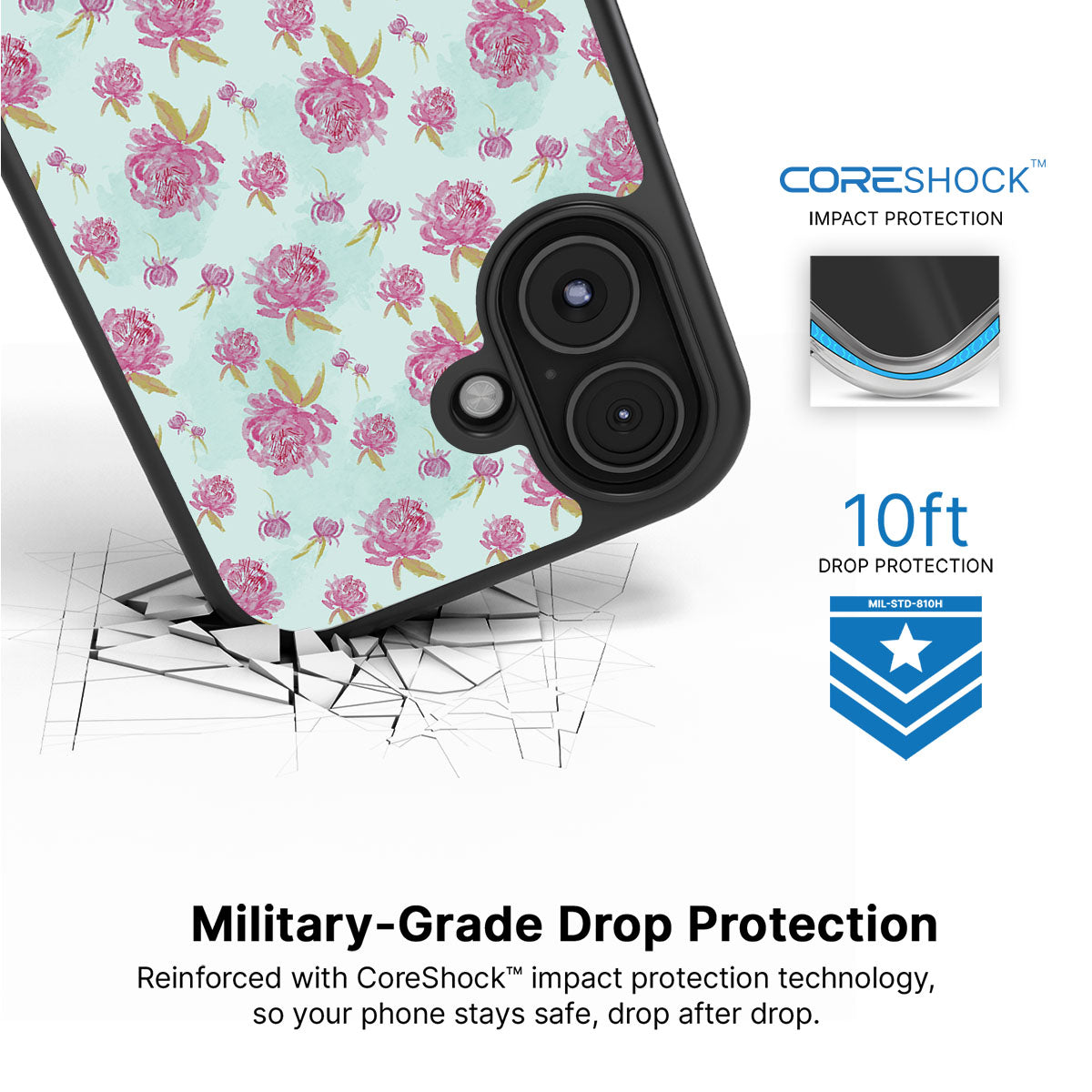 Rose Showers - iPhone 17 Case #case type_core (magsafe), #case type_core (non magsafe)