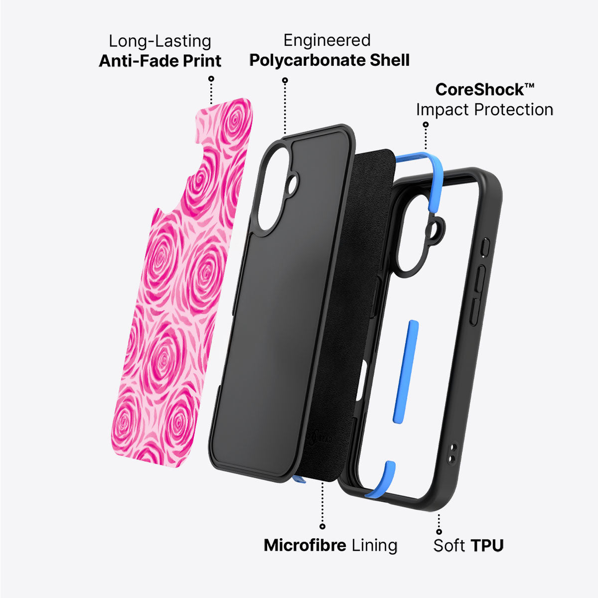 Rosy Reverie - iPhone 17 Case #case type_core (non magsafe)