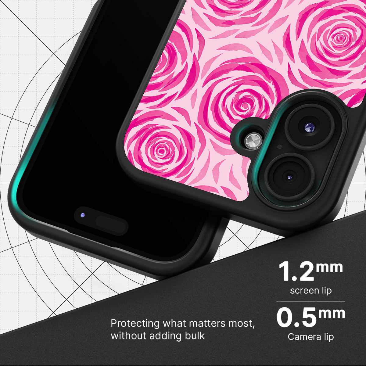 Rosy Reverie - iPhone 17 Case #case type_core (magsafe), #case type_core (non magsafe)