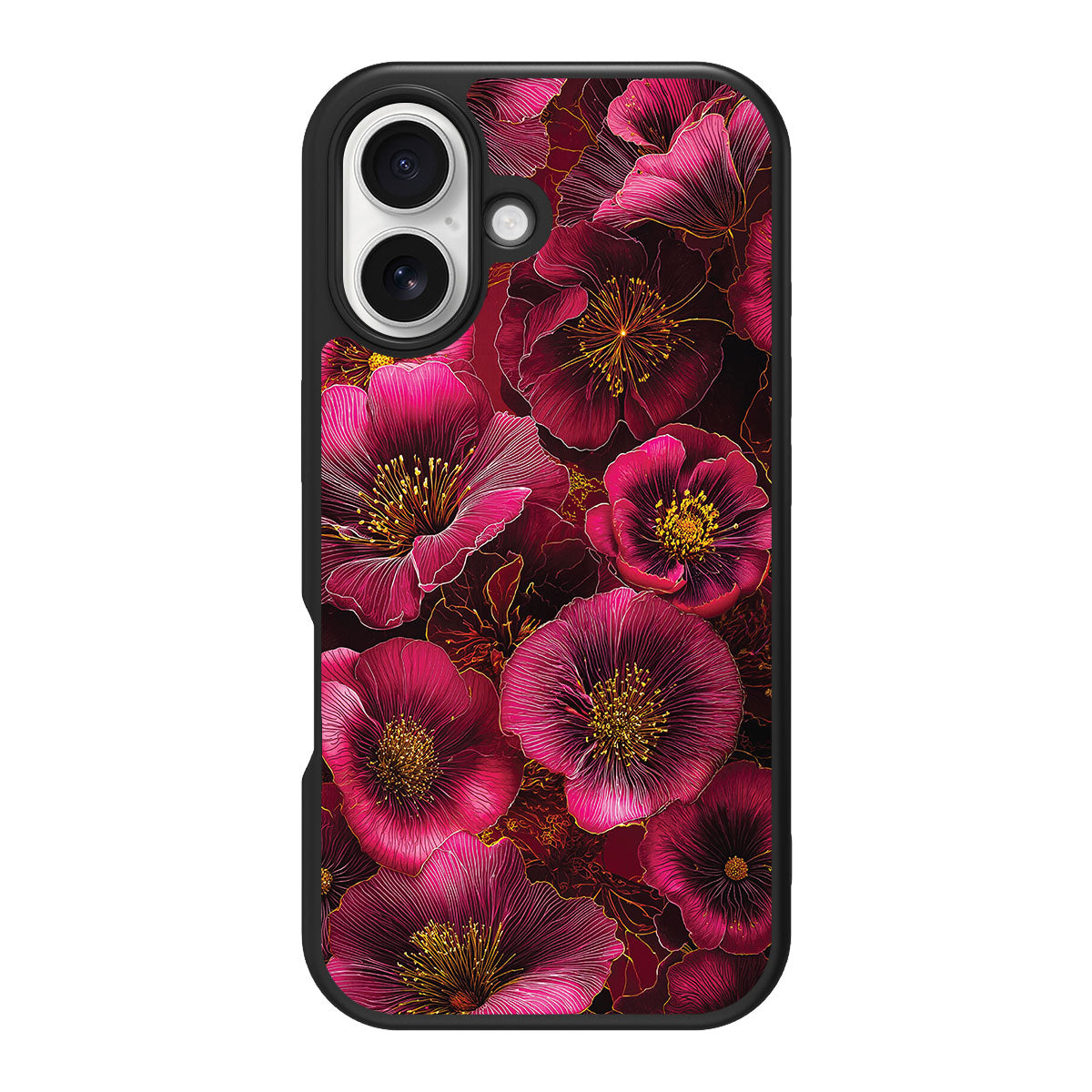 iPhone 17 Case with MagSafe – Ruby Flora