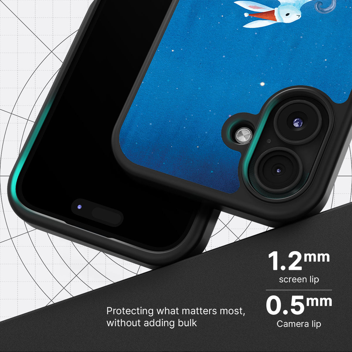 Santa Bunny - iPhone 17 Case #case type_core (magsafe), #case type_core (non magsafe)