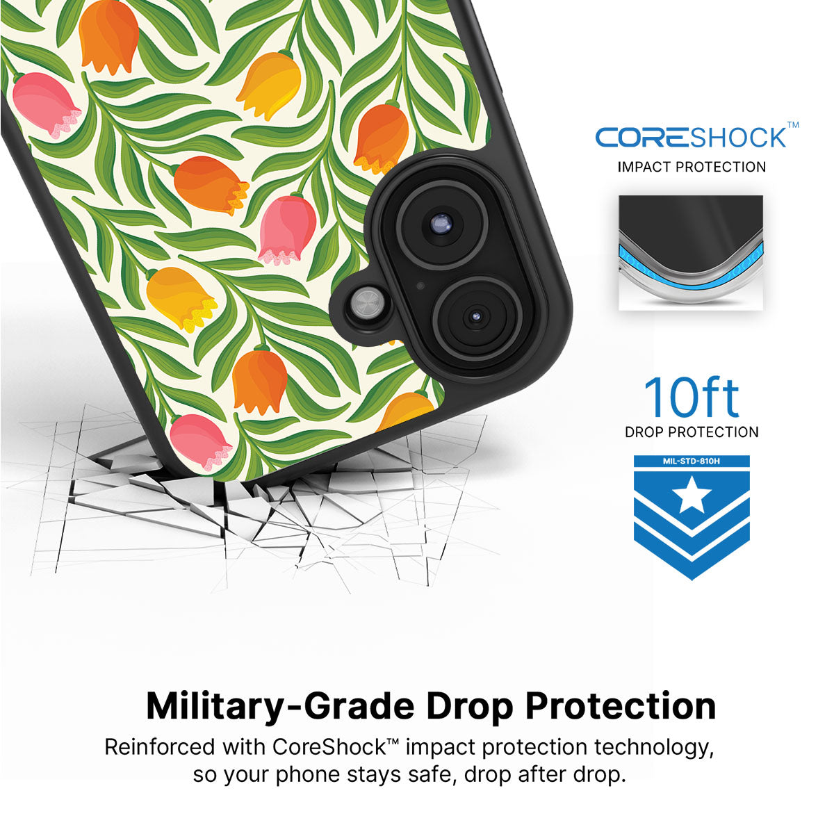 Spring Tulips - iPhone 17 Case #case type_core (magsafe), #case type_core (non magsafe)