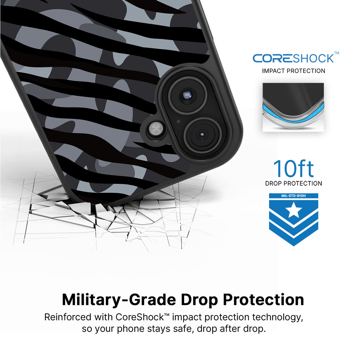 Stealth Camo - iPhone 17 Case, #case type_core (magsafe), #case type_core (non magsafe)