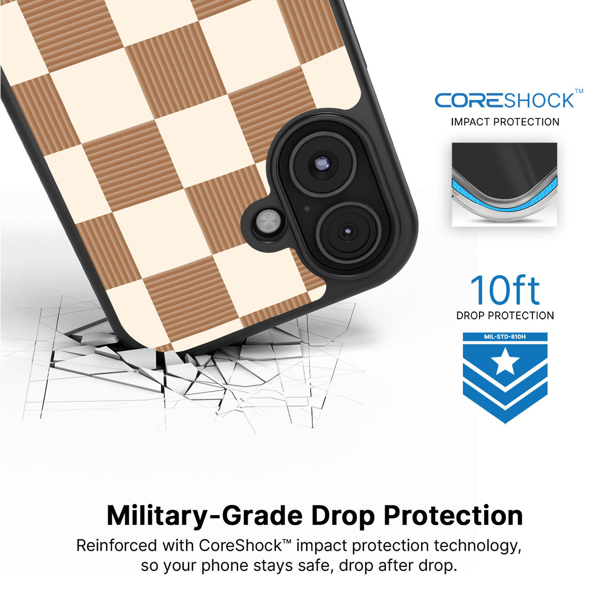 Vintage Mocha - iPhone 17 Case #case type_core (magsafe), #case type_core (non magsafe)