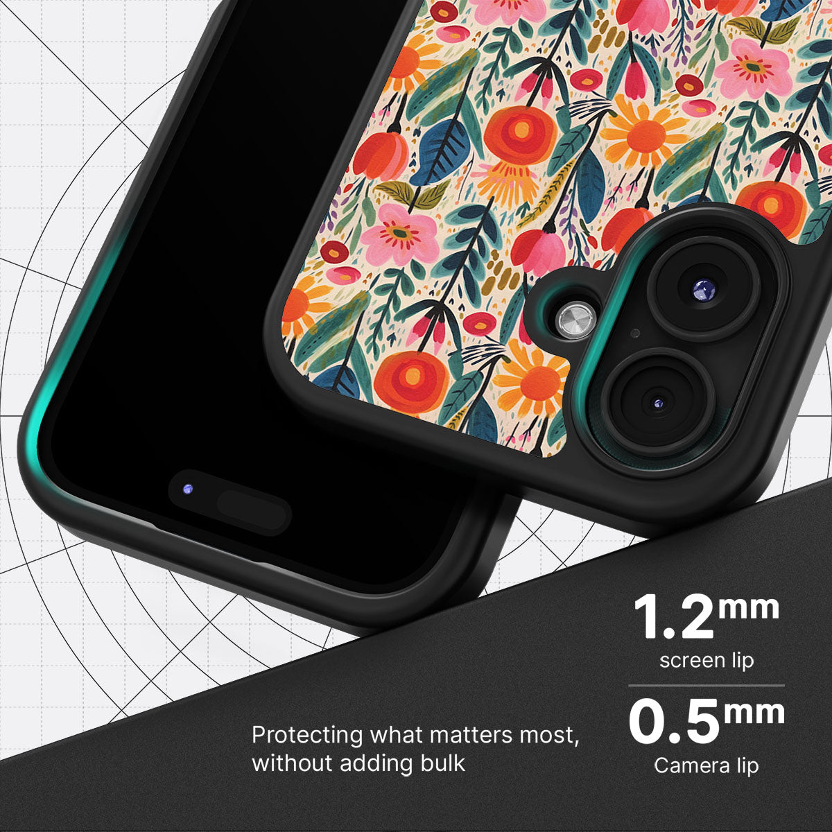 Wild Blossoms - iPhone 17 Case #case type_core (magsafe), #case type_core (non magsafe)