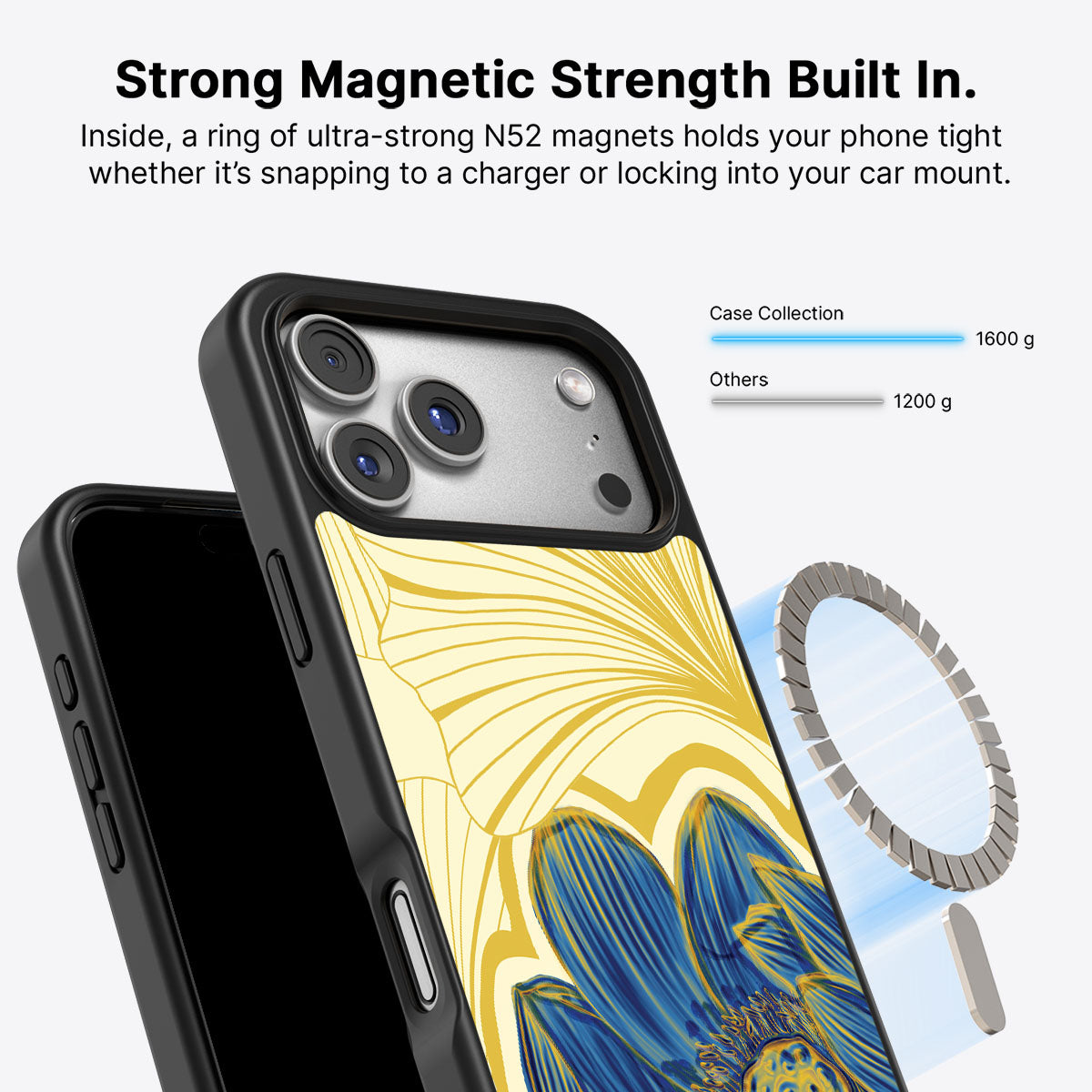 Blue Lotus - iPhone 17 Pro Case #case type_core (magsafe)