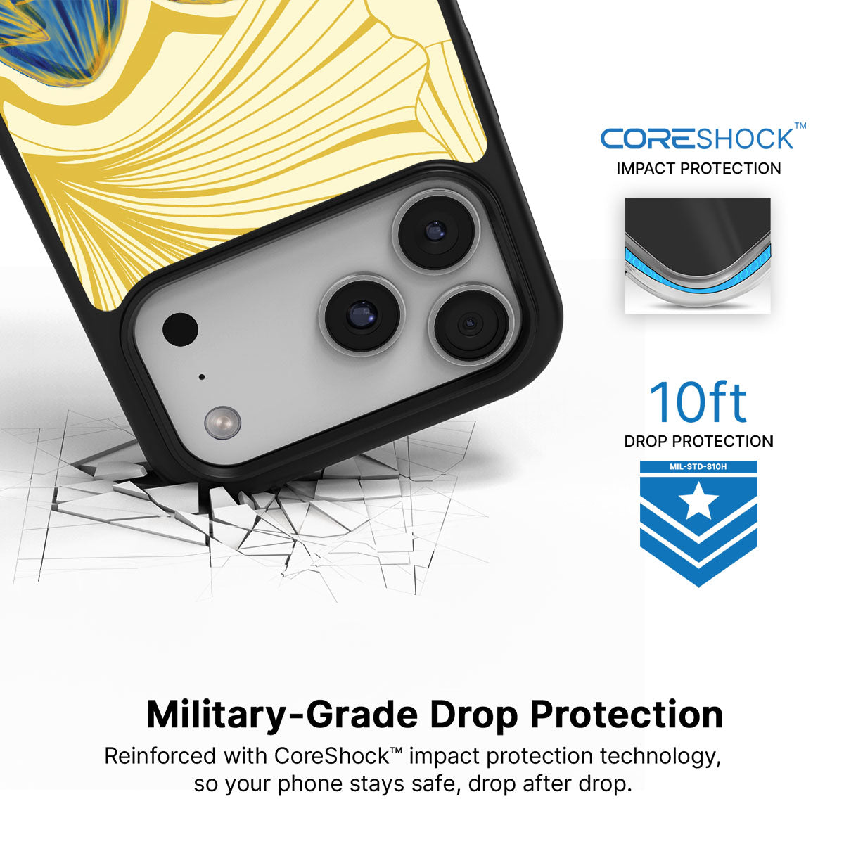 Blue Lotus - iPhone 17 Pro Case #case type_core (magsafe), #case type_core (non magsafe)