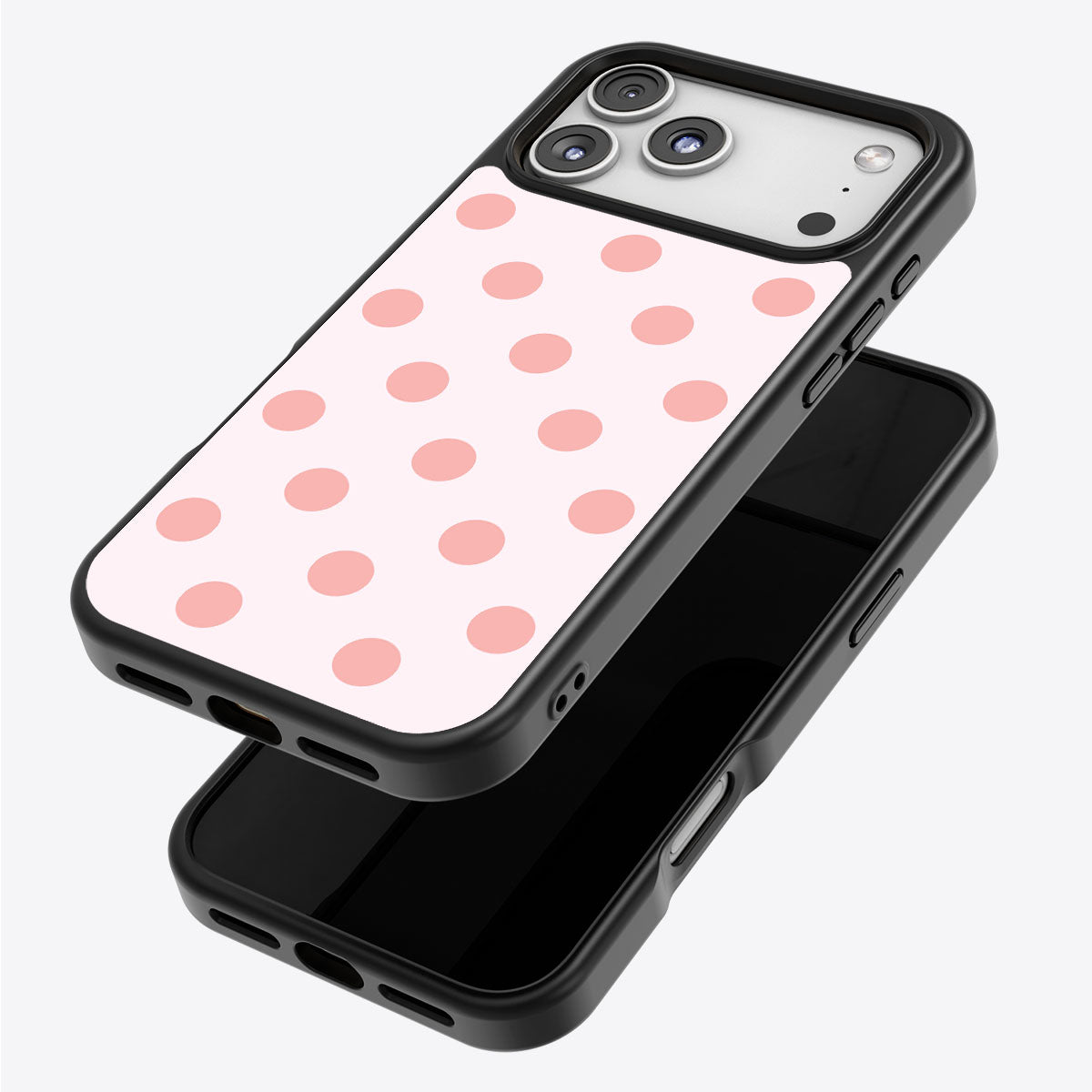 Blush Pearl iPhone 17 Pro case – back and side view