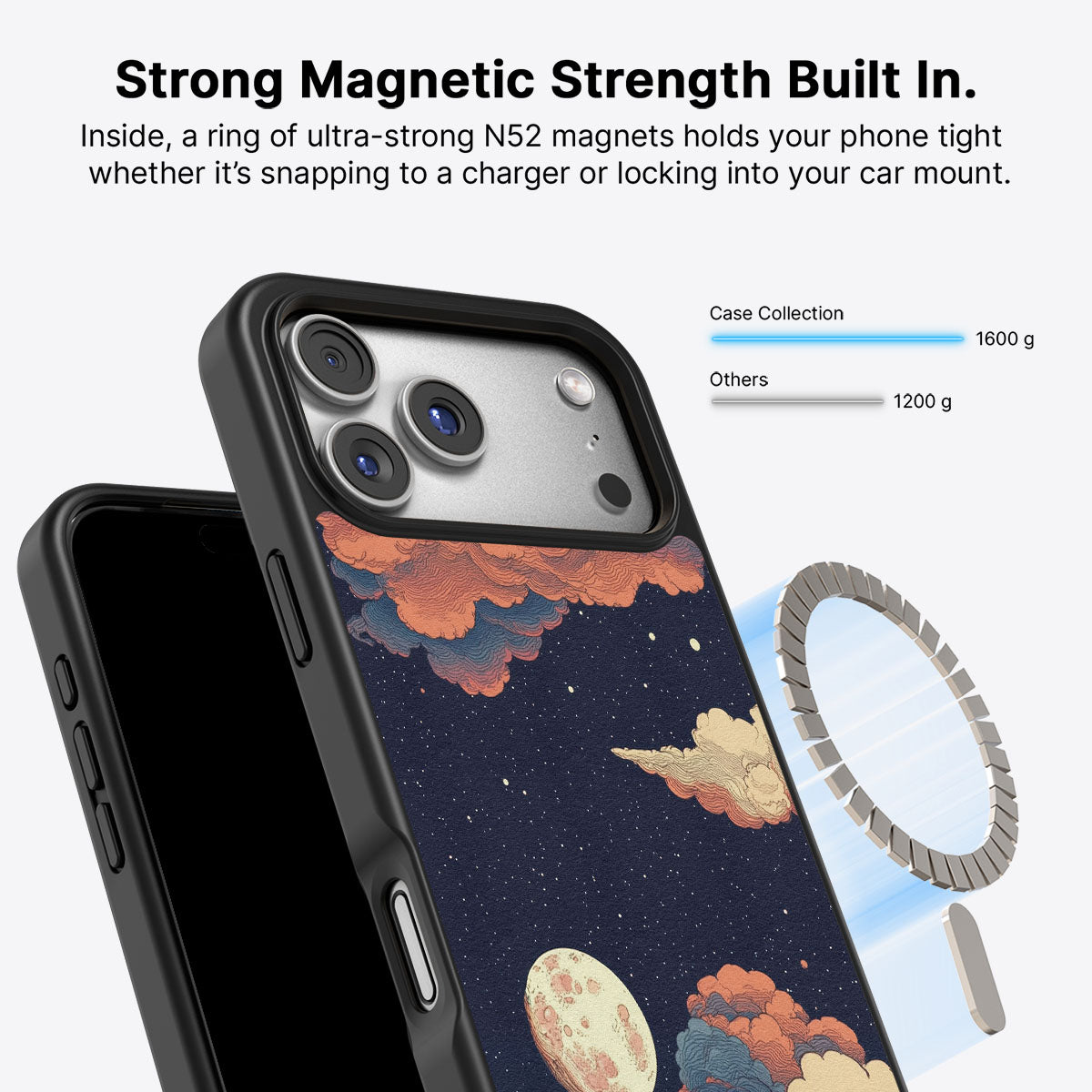 Blushed Moon - iPhone 17 Pro Case #case type_core (magsafe)