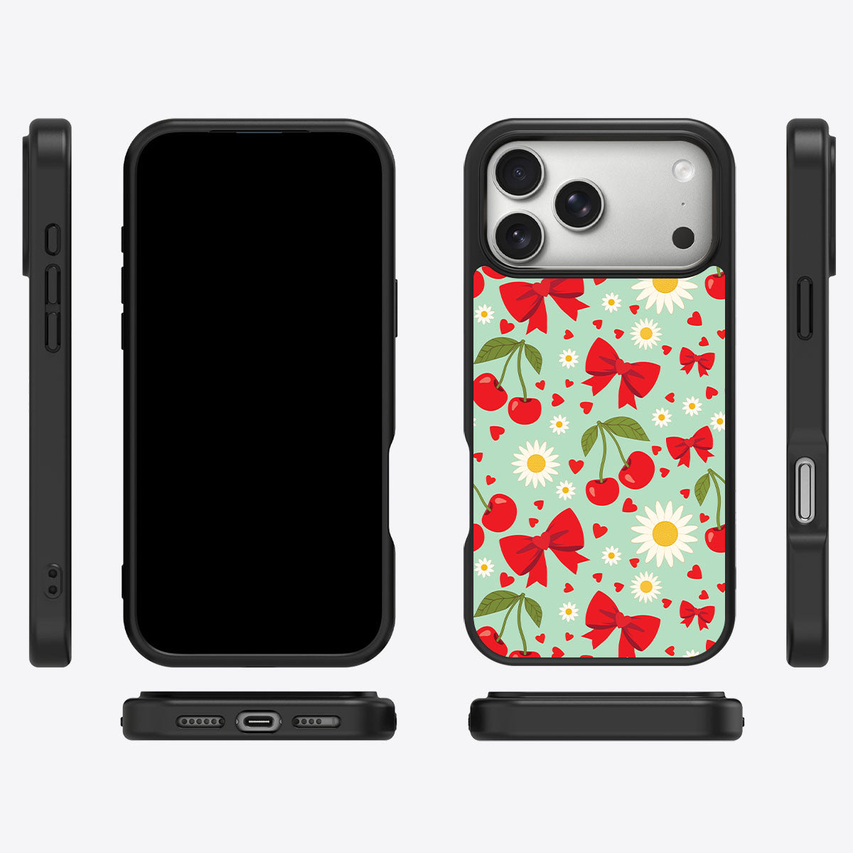 Blushing Bows - iPhone 17 Pro Case #case type_core (magsafe), #case type_core (non magsafe)