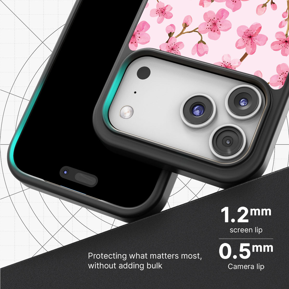 Cherry Blossom - iPhone 17 Pro Case #case type_core (magsafe), #case type_core (non magsafe)