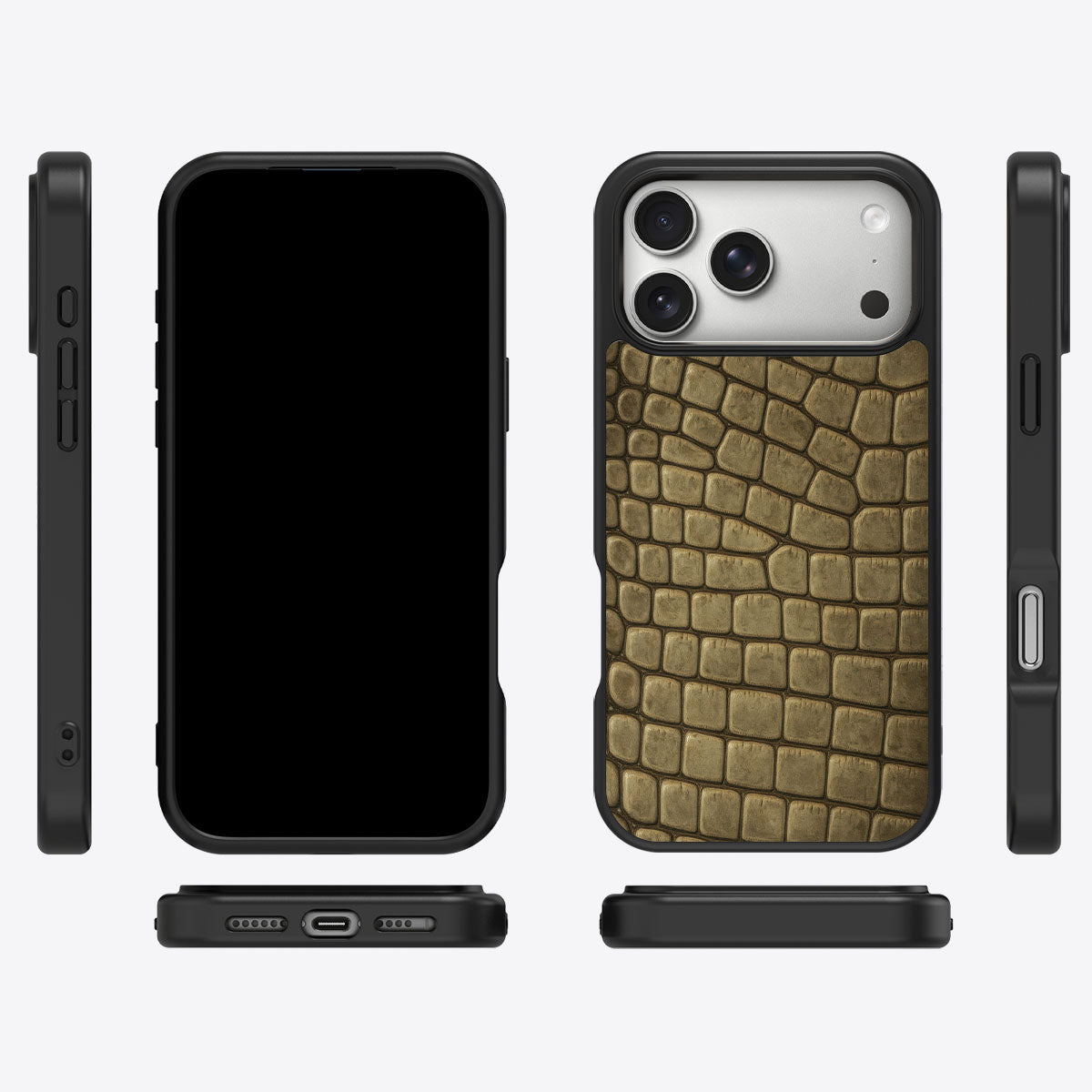 Croc Scales - iPhone 17 Pro Case #case type_core (magsafe), #case type_core (non magsafe)