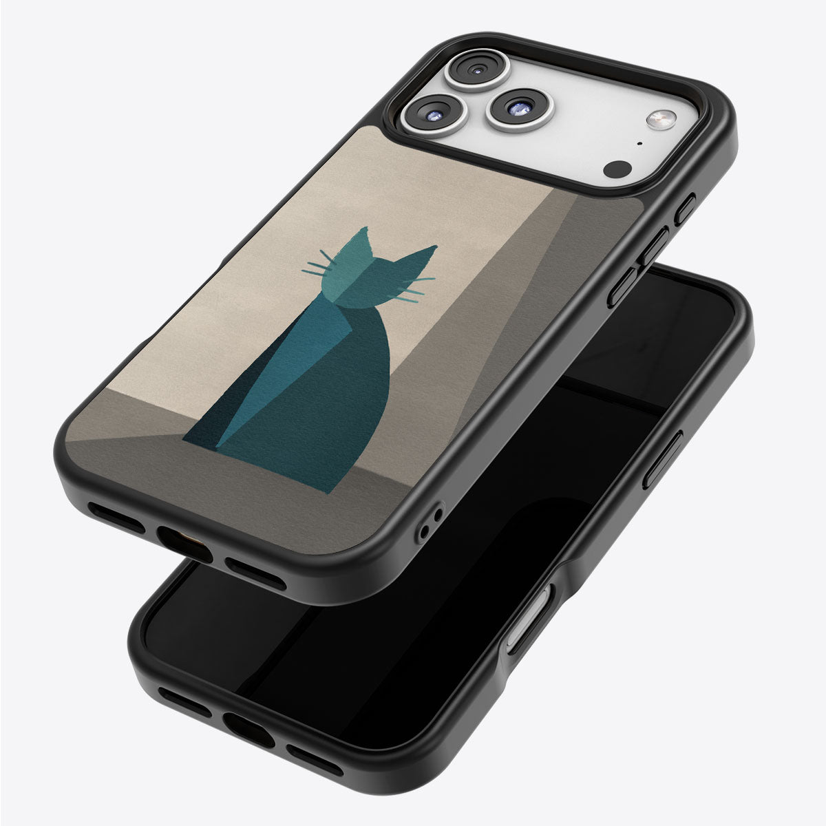Cubist Feline - iPhone 17 Pro Case #case type_core (magsafe), #case type_core (non magsafe)
