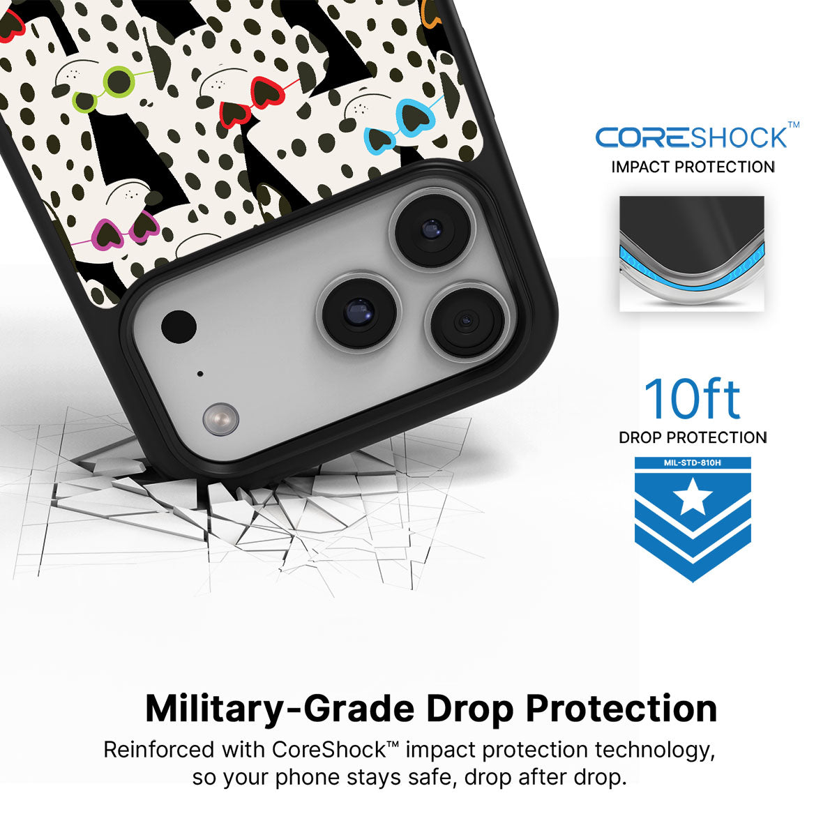 Dalmatian Dog - iPhone 17 Pro Case, #case type_core (magsafe), #case type_core (non magsafe)