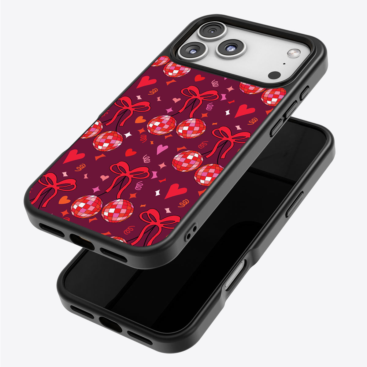 Disco Cherries - iPhone 17 Pro Case #case type_core (magsafe), #case type_core (non magsafe)