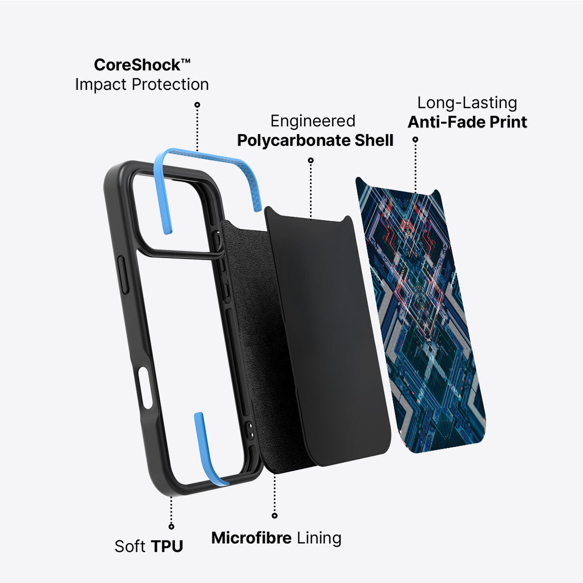 Electropolis - iPhone 17 Pro Case #case type_core (non magsafe)