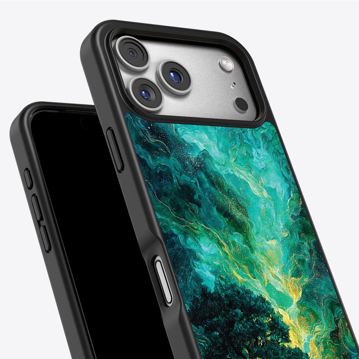 Emerald Storm - iPhone 17 Pro Case #case type_core (non magsafe)