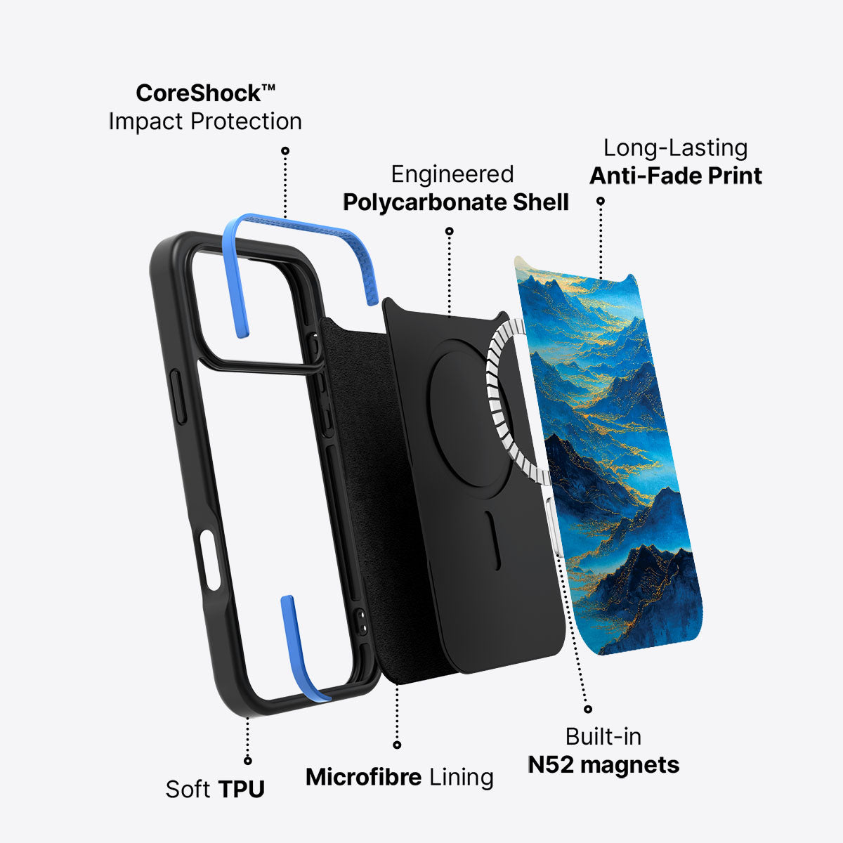 Ethereal Dawn - iPhone 17 Pro Case #case type_core (magsafe)