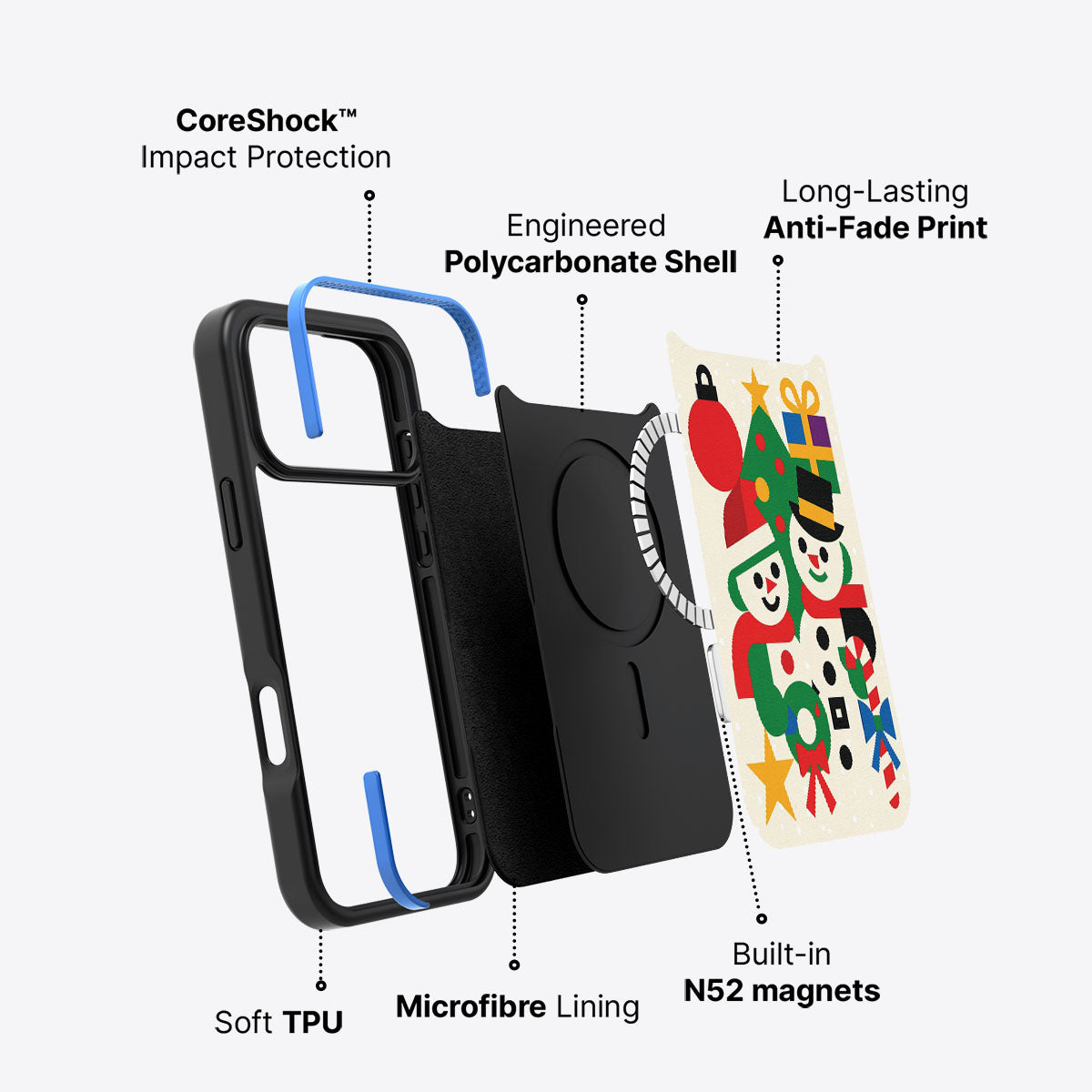 Family Santa - iPhone 17 Pro Case #case type_core (magsafe)