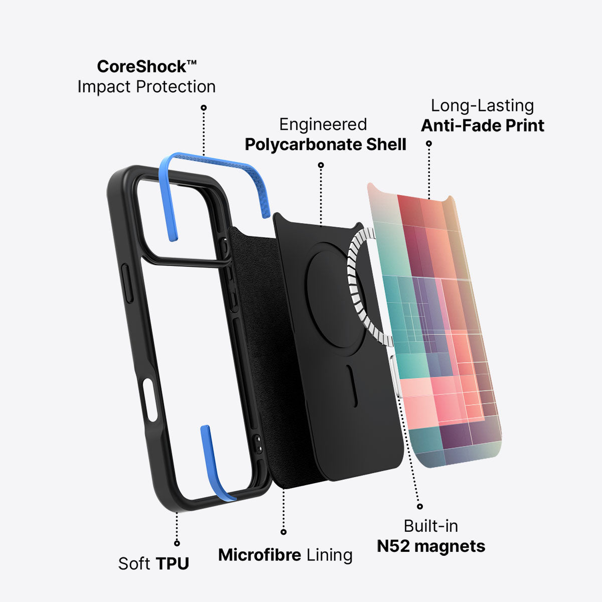 Fibionacci Play - iPhone 17 Pro Case #case type_core (magsafe)