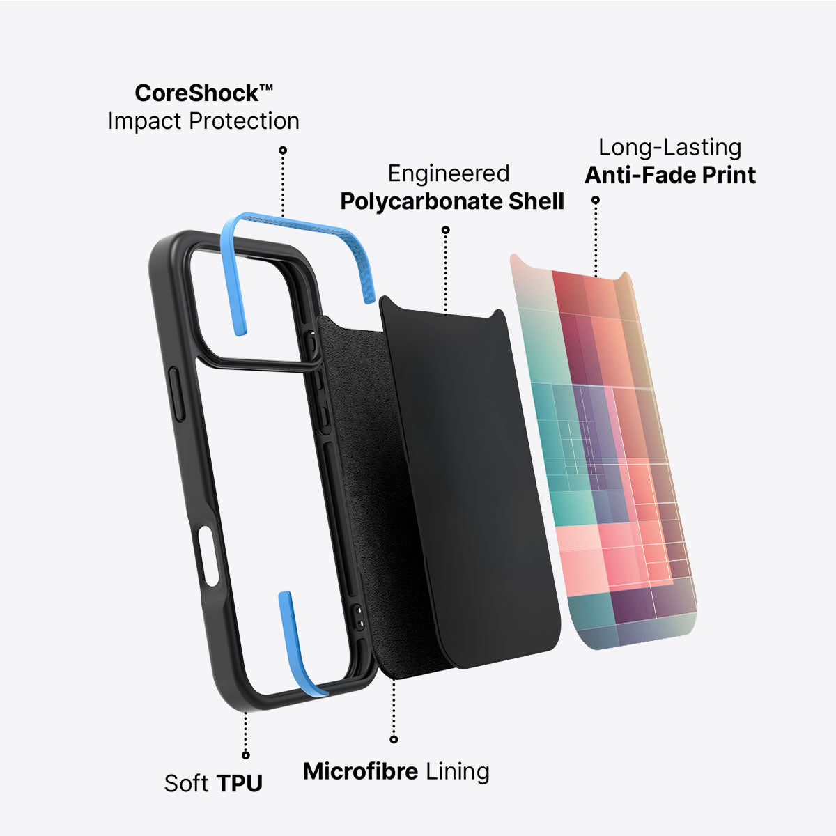 Fibionacci Play - iPhone 17 Pro Case #case type_core (non magsafe)