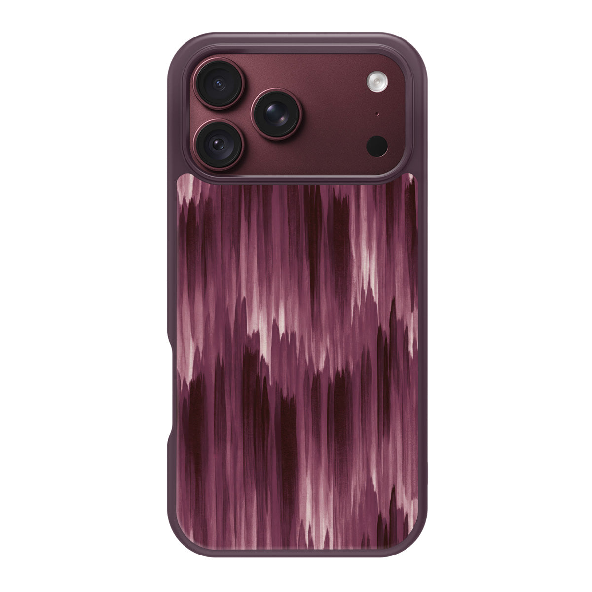 Ikat Haze design back view – iPhone 17 Pro case
