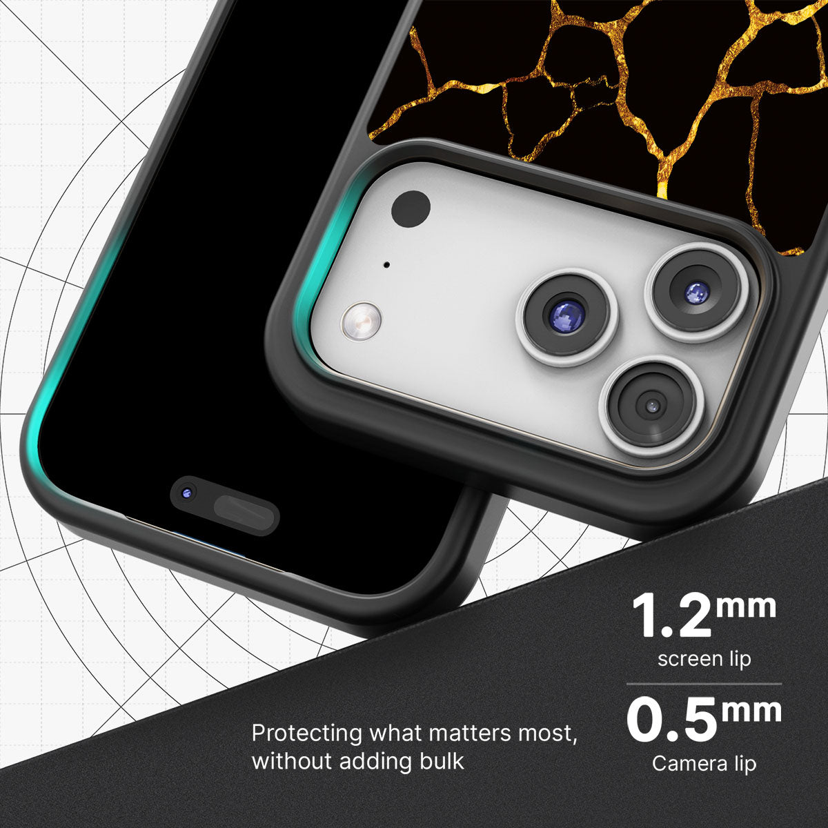 Kintsugi - iPhone 17 Pro Case #case type_core (magsafe), #case type_core (non magsafe)