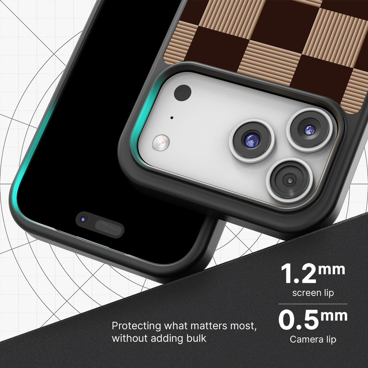 Latte Check - iPhone 17 Pro Case #case type_core (magsafe), #case type_core (non magsafe)