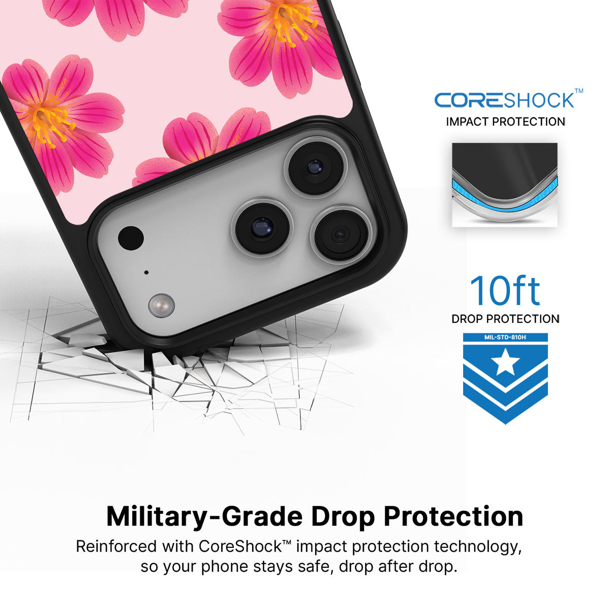 Lewisia Cotyledon - iPhone 17 Pro Case #case type_core (magsafe), #case type_core (non magsafe)