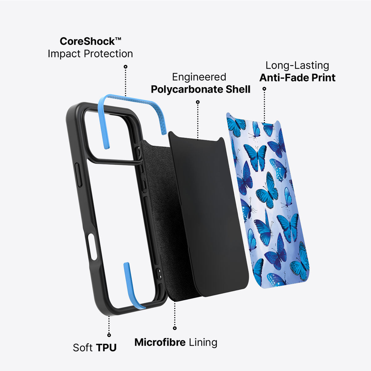 Magic Butterflies - iPhone 17 Pro Case