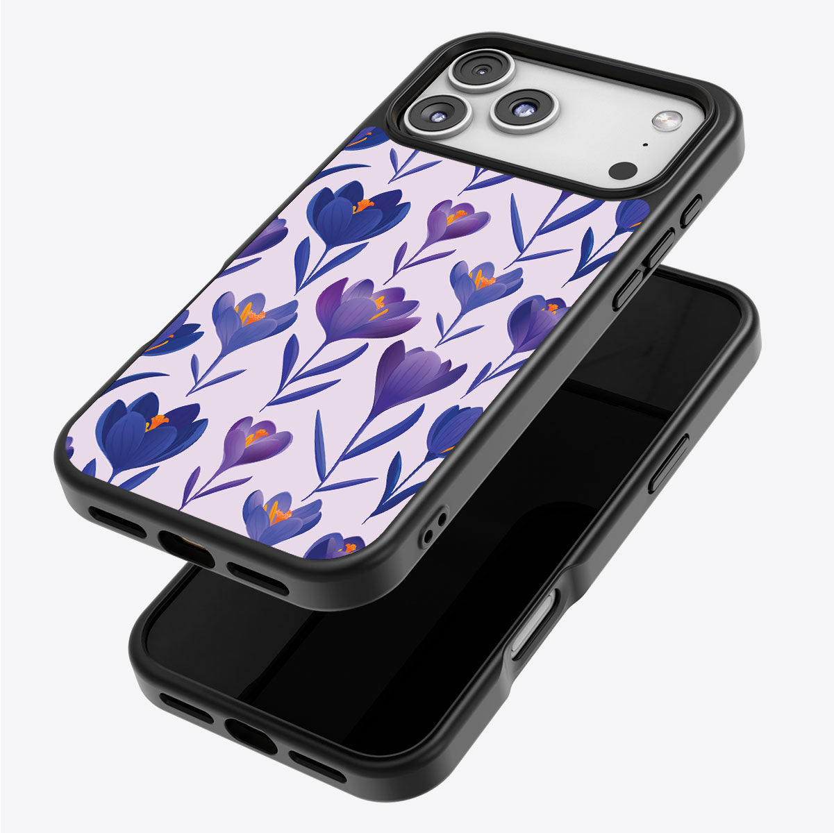 Midnight Crocus - iPhone 17 Pro Case #case type_core (magsafe), #case type_core (non magsafe)