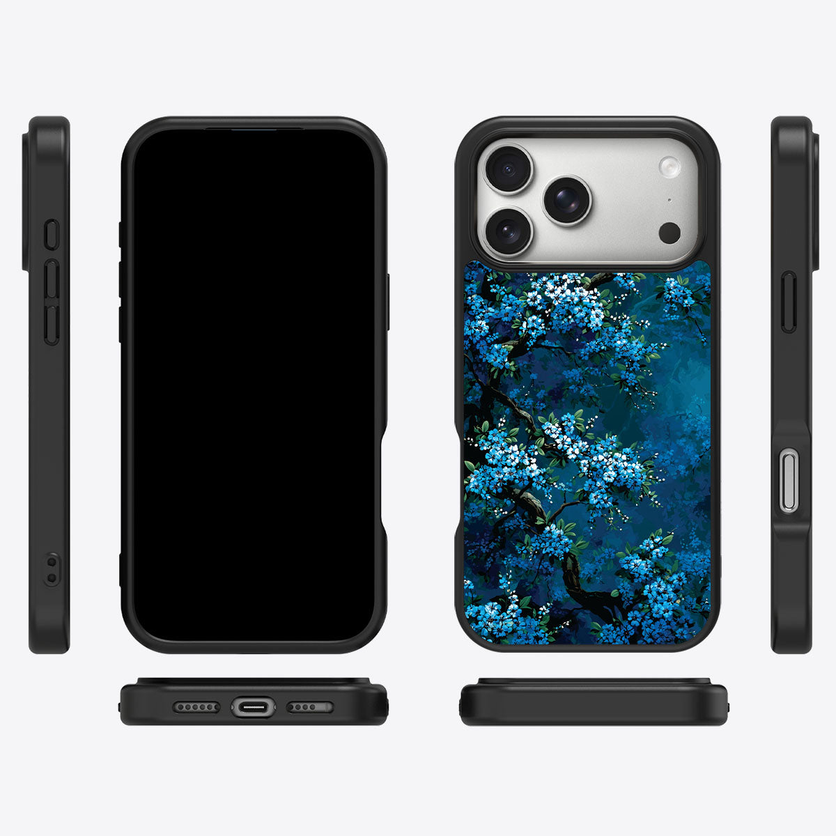 Moonlit Petals - iPhone 17 Pro Case #case type_core (magsafe), #case type_core (non magsafe)