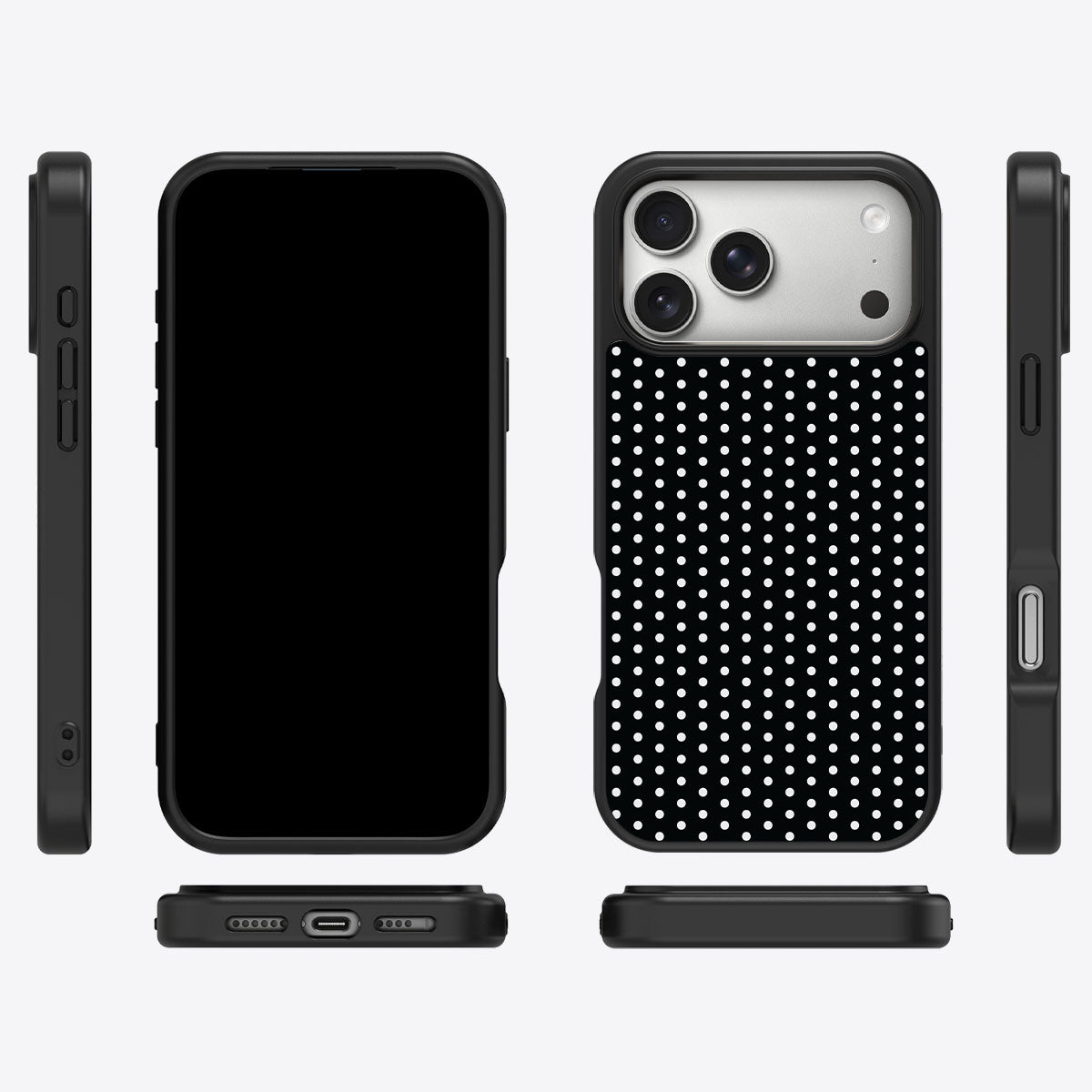 Noir Mesh - iPhone 17 Pro Case #case type_core (magsafe), #case type_core (non magsafe)