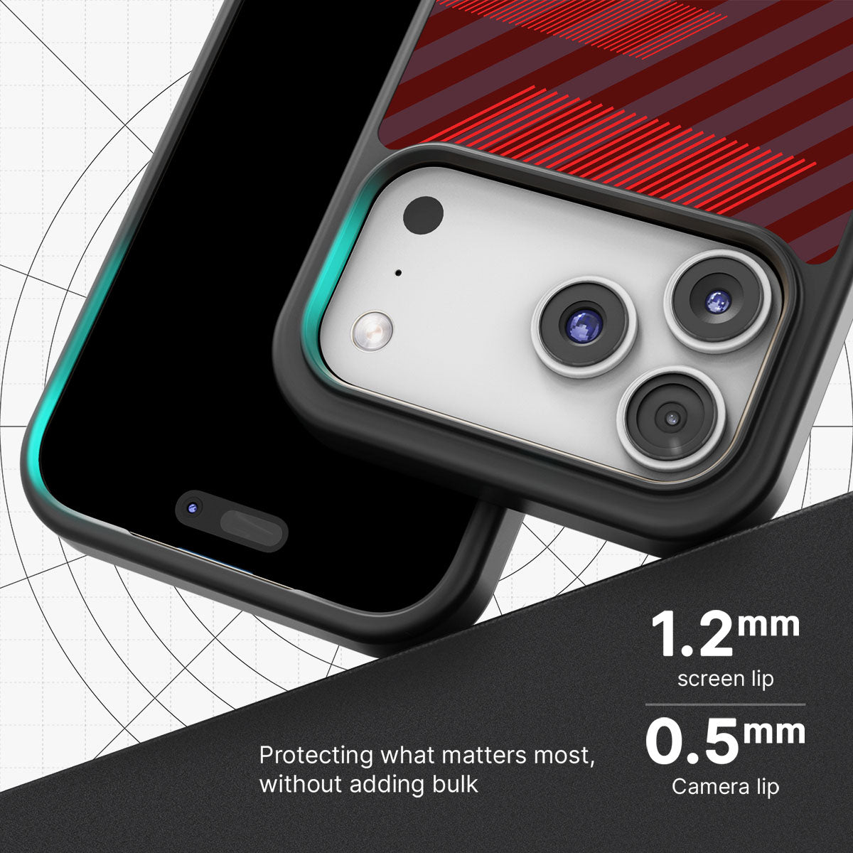 Orange Twill Play - iPhone 17 Pro Case #case type_core (magsafe), #case type_core (non magsafe)