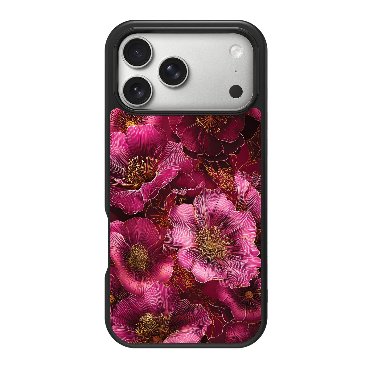 Ruby Flora - iPhone 17 Pro Case #case type_core (magsafe), #case type_core (non magsafe)