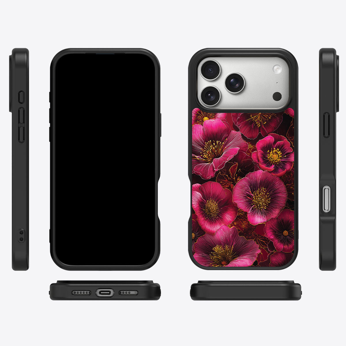 iPhone 17 Pro Case with MagSafe – Ruby Flora